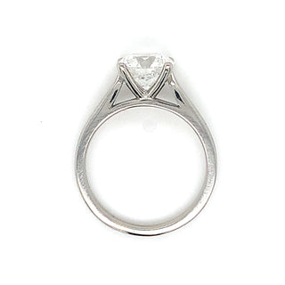 Fay - Platinum 2ct Round Brilllaint Cut Lab Grown Diamond Ring