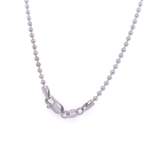 Sterling Silver Dog Tag & Chain