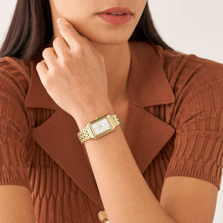 Fossil Gold Raquel Square Face Watch