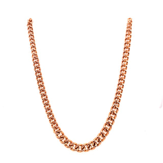 9ct Rose Gold Graduated Necklace