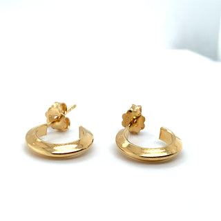 Golden Small Hoop Earrings