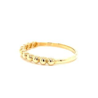 9ct Gold Dotted Band