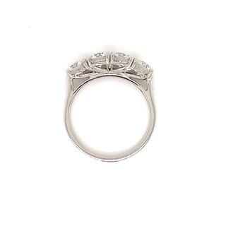 Ella - Platinum Laboratory Grown 4 Stone Diamond Ring