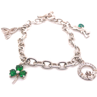 Celtic Silver charm bracelet