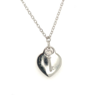 Sterling Silver Key To Your Heart Pendant
