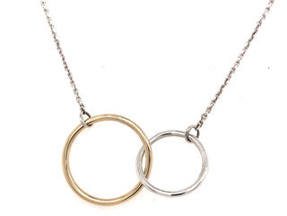 Tadgh Óg Gold & Silver Double Circle Pendant,