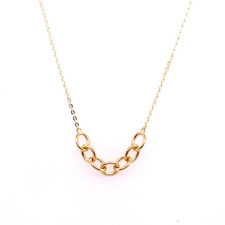 Oval link Chain 9ct Necklace
