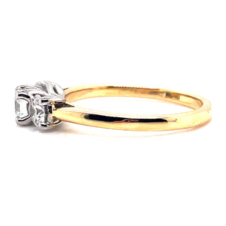 Katie - 18ct Yellow Gold .81ct Three Stone Earth Grown Diamond Ring