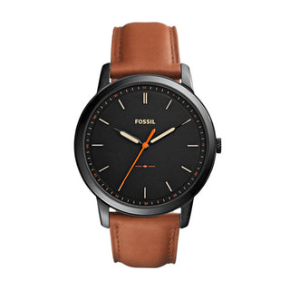 Fossil The Minimalist Light Brown Leather Strap Gents Watch