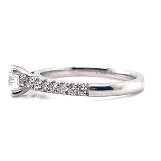 Aysha - Platinum .78ct Solitaire Diamond Ring