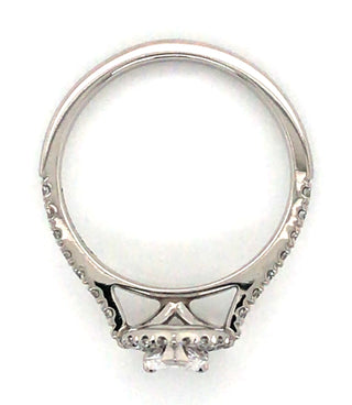 Fiadh - Platinum Pear Halo Diamond Ring