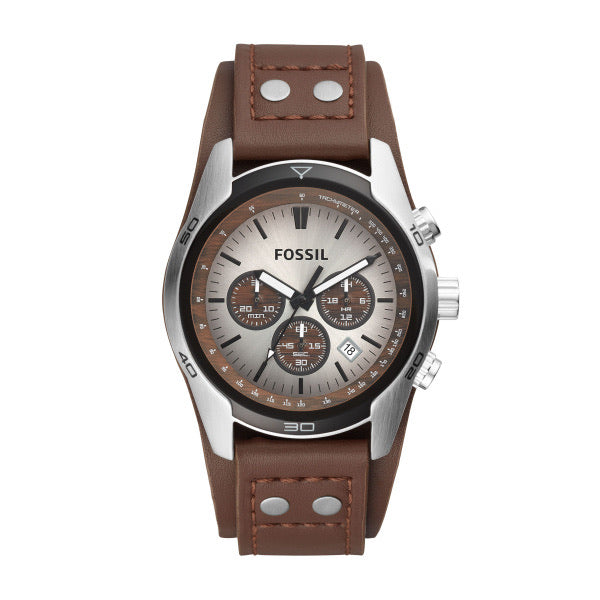 Fossil Gents Coachman Brown Leather Strap Watch CH2565 – Tadgh O Flynn ...