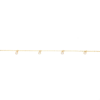 9ct Gold CZ Bracelet PU46557