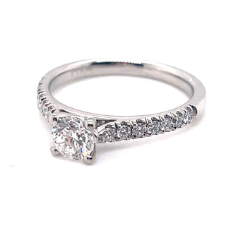 Aysha - Platinum .78ct Solitaire Diamond Ring
