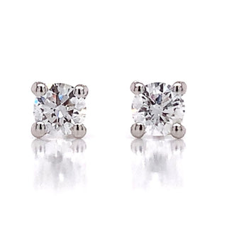 18ct White Gold Lab Grown 0.80ct Diamond Stud Earrings