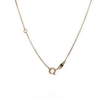 Cz Floating 9ct Gold Halo Necklace