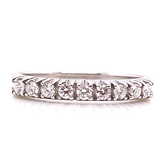 18ct White Gold 0.31ct Earth Grown Diamond Eternity Ring