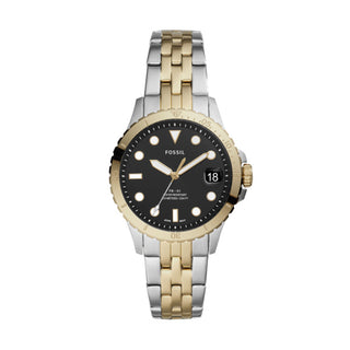 Fossil FB-01 Stainless Steel Black Face Watch Es4745