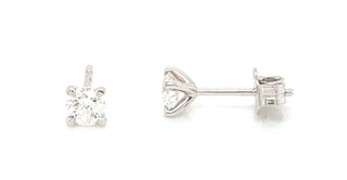 18ct White Gold 0.60ct Earth Grown Diamond Stud Earrings