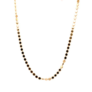 Yellow Gold Bead Style Necklace