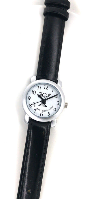 Boys First Holy Communion Watch With Black Strap