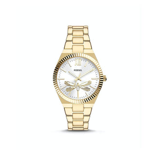 Fossil - Scarlette Dragonfly Dial Yellow Gold Bracelet Watch